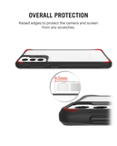 DailyObjects Black Hybrid Clear Case Cover for Samsung Galaxy S21 FE