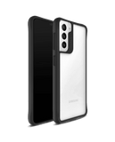 DailyObjects Black Hybrid Clear Case Cover for Samsung Galaxy S21 FE