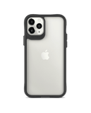 DailyObjects Black Hybrid Clear Case Cover for iPhone 11 Pro