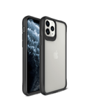 DailyObjects Black Hybrid Clear Case Cover for iPhone 11 Pro Max