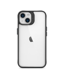 DailyObjects Black Hybrid Clear Case Cover for iPhone 13