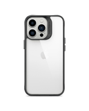 DailyObjects Black Hybrid Clear Case Cover for iPhone 13 Pro Max