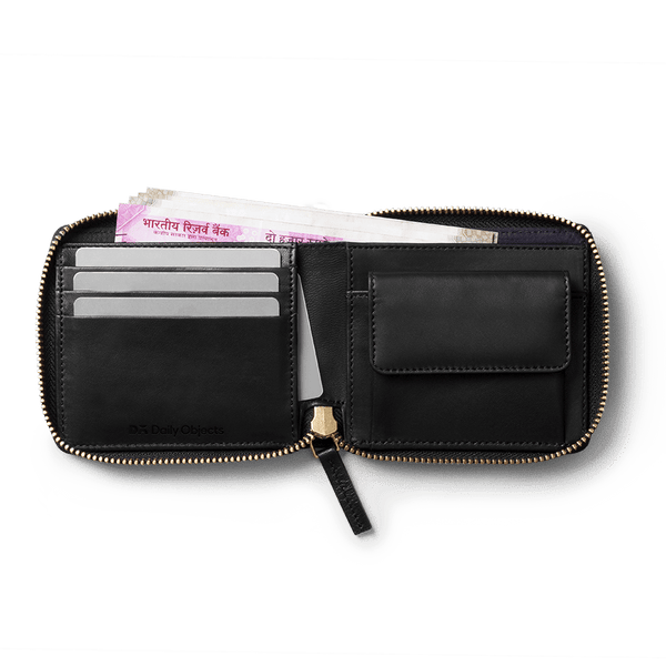 Leather Zip Wallet