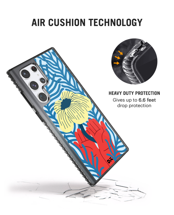 Bloom Bliss Stride 2.0 Case Cover For Samsung Galaxy S22 Ultra