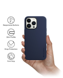 DailyObjects Blue Flekt Silicone Phone Case Cover For iPhone 14 Pro