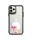 DailyObjects Bold Beautiful Black Hybrid Clear Case Cover For iPhone 11 Pro