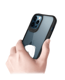 DailyObjects Bold Beautiful Black Hybrid Clear Case Cover For iPhone 12 Pro Max