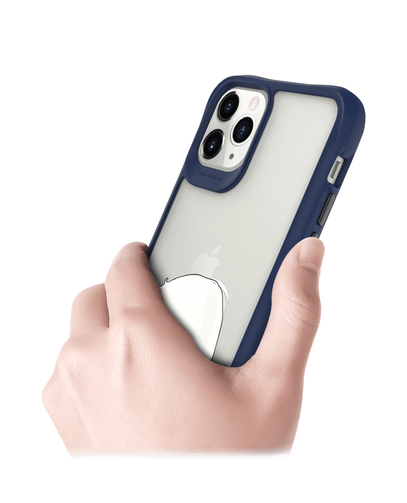 DailyObjects Bold Beautiful Blue Hybrid Clear Case Cover For iPhone 11 Pro