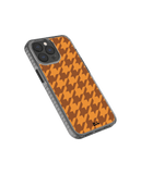 DailyObjects Brown Houndstooth Stride 2.0 Case Cover For iPhone 12 Pro
