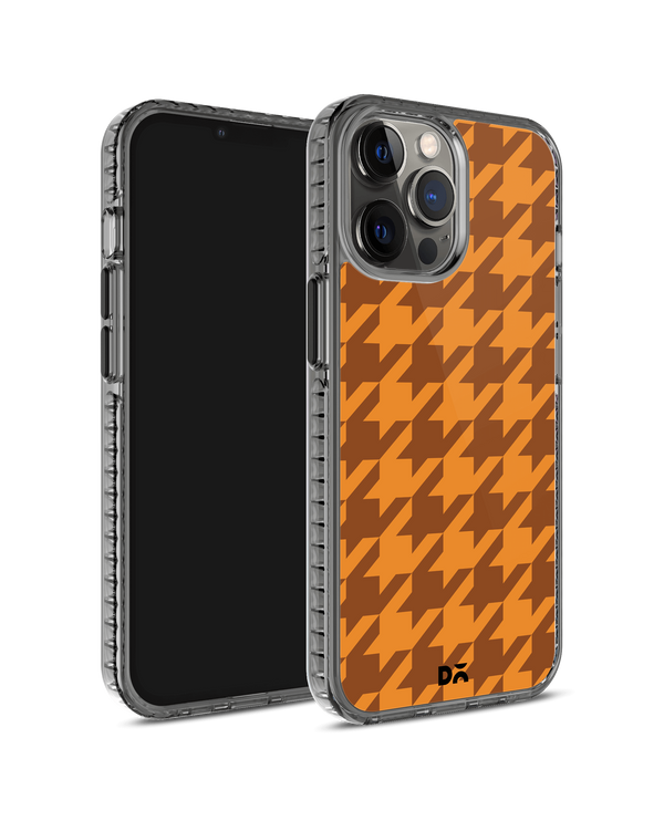 DailyObjects Brown Houndstooth Stride 2.0 Case Cover For iPhone 12 Pro Max