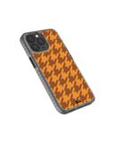 DailyObjects Brown Houndstooth Stride 2.0 Case Cover For iPhone 12 Pro Max