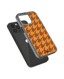 DailyObjects Brown Houndstooth Stride 2.0 Case Cover For iPhone 12 Pro Max