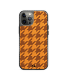 DailyObjects Brown Houndstooth Stride 2.0 Case Cover For iPhone 12 Pro