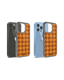 DailyObjects Brown Houndstooth Stride 2.0 Case Cover For iPhone 13 Pro Max