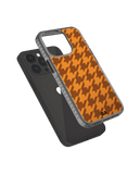 DailyObjects Brown Houndstooth Stride 2.0 Phone Case Cover For iPhone 14 Pro