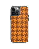 DailyObjects Brown Houndstooth Stride 2.0 Phone Case Cover For iPhone 14 Pro