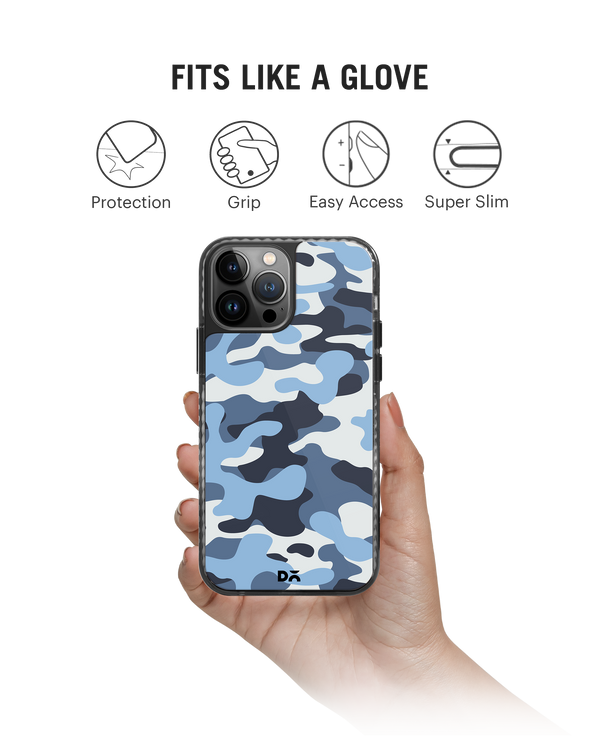 DailyObjects Camouflage Aquatic Stride 2.0 Phone Case Cover For iPhone 15 Pro Max