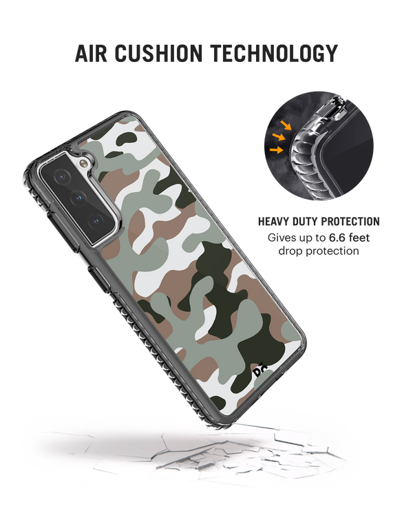 DailyObjects Camouflage Army Stride 2.0 Case Cover For Samsung Galaxy S21 Plus