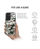 DailyObjects Camouflage Army Stride 2.0 Case Cover For Samsung Galaxy S21 Ultra