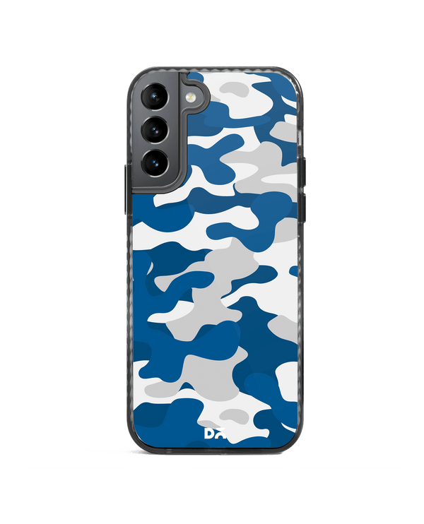DailyObjects Camouflage Blue Stride 2.0 Case Cover For Samsung Galaxy S21