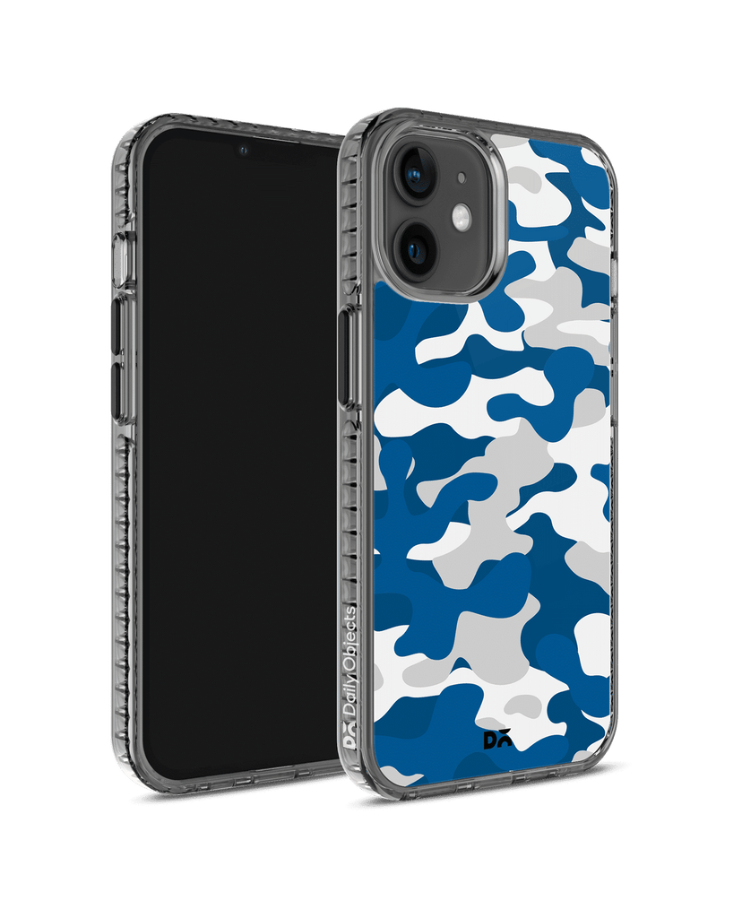 DailyObjects Camouflage Blue Stride 2.0 Case Cover For iPhone 12