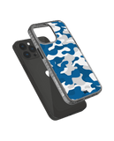 DailyObjects Camouflage Blue Stride 2.0 Case Cover For iPhone 12 Pro