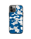 DailyObjects Camouflage Blue Stride 2.0 Case Cover For iPhone 12 Pro