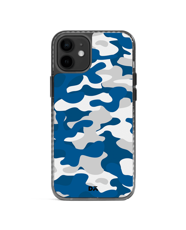 DailyObjects Camouflage Blue Stride 2.0 Case Cover For iPhone 12