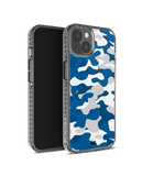 DailyObjects Camouflage Blue Stride 2.0 Phone Case Cover For iPhone 14 Plus