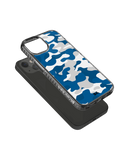 DailyObjects Camouflage Blue Stride 2.0 Phone Case Cover For iPhone 14 Plus