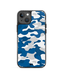 DailyObjects Camouflage Blue Stride 2.0 Phone Case Cover For iPhone 14 Plus