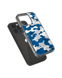 DailyObjects Camouflage Blue Stride 2.0 Phone Case Cover For iPhone 14 Pro