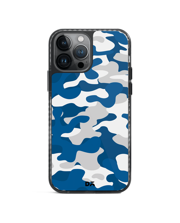 DailyObjects Camouflage Blue Stride 2.0 Phone Case Cover For iPhone 14 Pro
