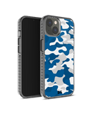 DailyObjects Camouflage Blue Stride 2.0 Phone Case Cover For iPhone 15 Plus