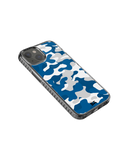 DailyObjects Camouflage Blue Stride 2.0 Phone Case Cover For iPhone 15 Plus