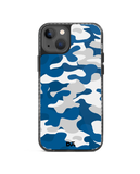 DailyObjects Camouflage Blue Stride 2.0 Phone Case Cover For iPhone 15 Plus