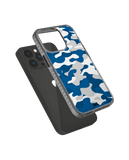 DailyObjects Camouflage Blue Stride 2.0 Phone Case Cover For iPhone 15 Pro
