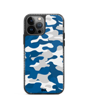 DailyObjects Camouflage Blue Stride 2.0 Phone Case Cover For iPhone 15 Pro