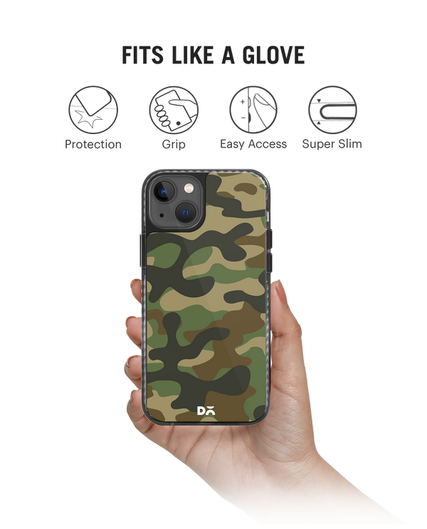 DailyObjects Camouflage Stride 2.0 Phone Case Cover For iPhone 15 Plus