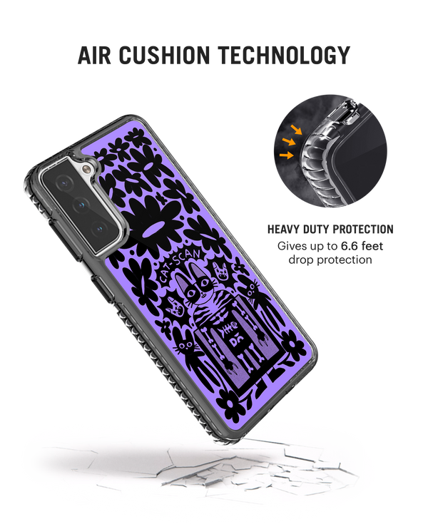 DailyObjects Cat Scan Stride 2.0 Case Cover For Samsung Galaxy S22 Plus
