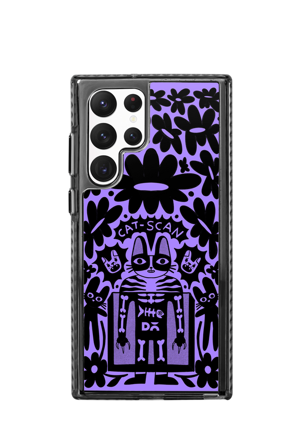 DailyObjects Cat Scan Stride 2.0 Case Cover For Samsung Galaxy S22 Ultra