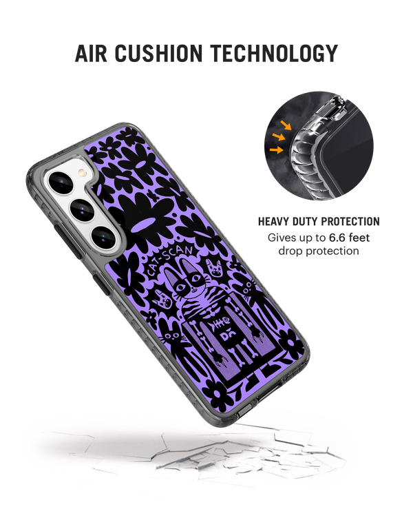 DailyObjects Cat Scan Stride 2.0 Case Cover For Samsung Galaxy S23
