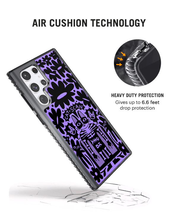 DailyObjects Cat Scan Stride 2.0 Case Cover For Samsung Galaxy S23 Ultra