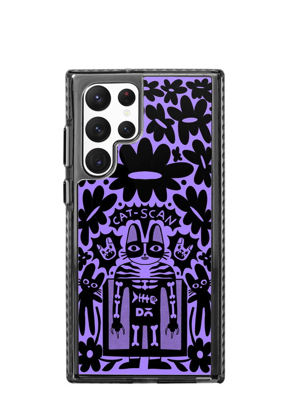 DailyObjects Cat Scan Stride 2.0 Case Cover For Samsung Galaxy S23 Ultra