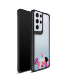 DailyObjects Chasing Dreams Black Hybrid Clear Case Cover For Samsung Galaxy S21 Ultra