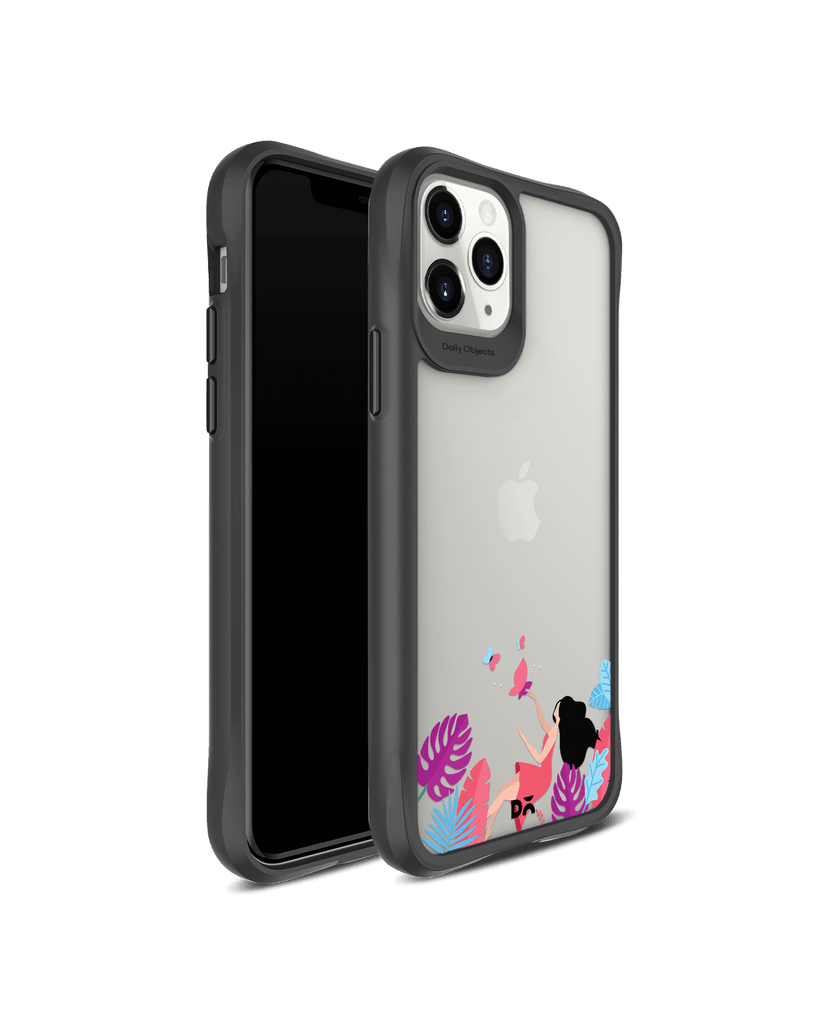 DailyObjects Chasing Dreams Black Hybrid Clear Case Cover For iPhone 11 Pro