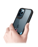 DailyObjects Chasing Dreams Black Hybrid Clear Case Cover For iPhone 12 Pro Max