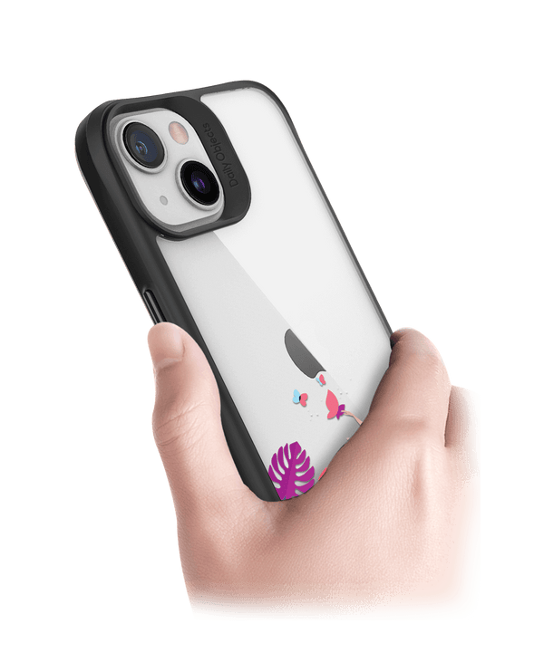 DailyObjects Chasing Dreams Black Hybrid Clear Case Cover For iPhone 13 Mini