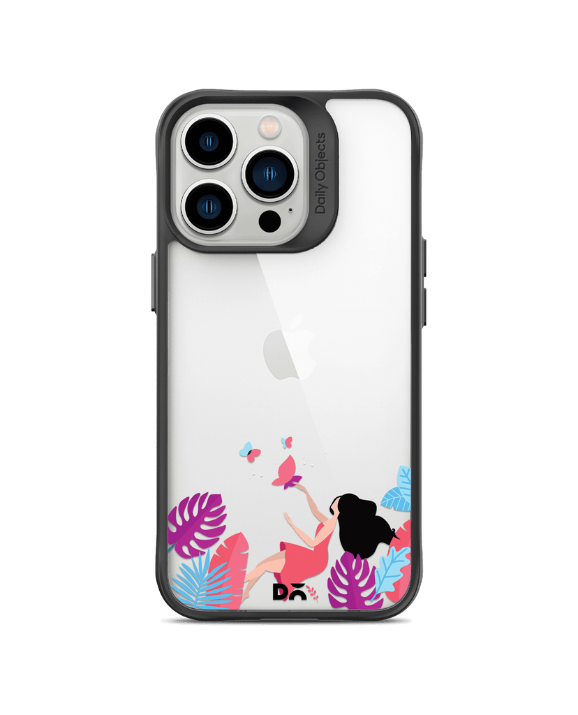 DailyObjects Chasing Dreams Black Hybrid Clear Case Cover For iPhone 13 Pro Max