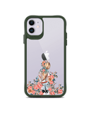 DailyObjects China Rose Green Hybrid Clear Case Cover For iPhone 11